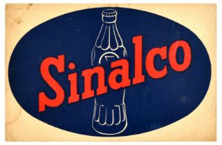 Advertising Poster Sinalco Soft Drink Beverage Brand Germany