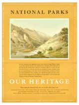 Travel Poster National Parks Our Heritage Dovedale