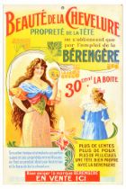 Advertising Poster Berengere Hair Product Beaute De La Chevelure