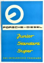 Advertising Poster Porsche-Diesel Junior Standard Super