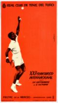 Sport Poster Real Club De Tenis Tennis Tournament Barcelona