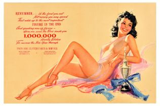 Advertising Poster Pin Up Twin Disc Clutch Parts Service