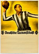 Advertising Poster German Gymnastics Club Athletics Sport