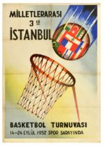 Sport Poster International Istanbul Basketball Tournament