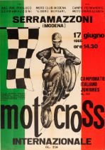 Sport Poster Motorcycle Motocross Serramazzoni Rally Italy