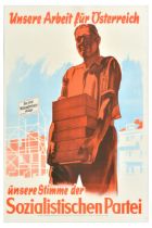 Propaganda Poster Austria Socialist Party Work Voice