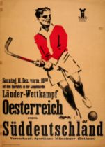Sport Poster Grass Hockey Austria Germany