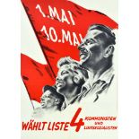 Propaganda Poster Choose Communists Austria Election