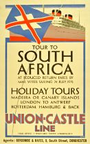 Travel Poster South Africa Union Castle Line