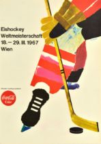 Sport Poster Ice Hockey World Championship Vienna Austria