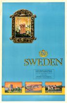 Travel Poster Sweden Holiday Swedish State Railways