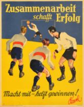 Sport Poster Cooperation Success Football Germany Doval Motivation