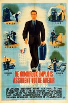 Propaganda Poster Army Recruitment Path For Future WWII Vichy France