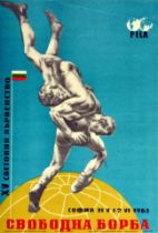 Sport Poster World Wrestling Championship Bulgaria