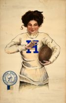 Sport Poster Hazleton High School Girl American Football