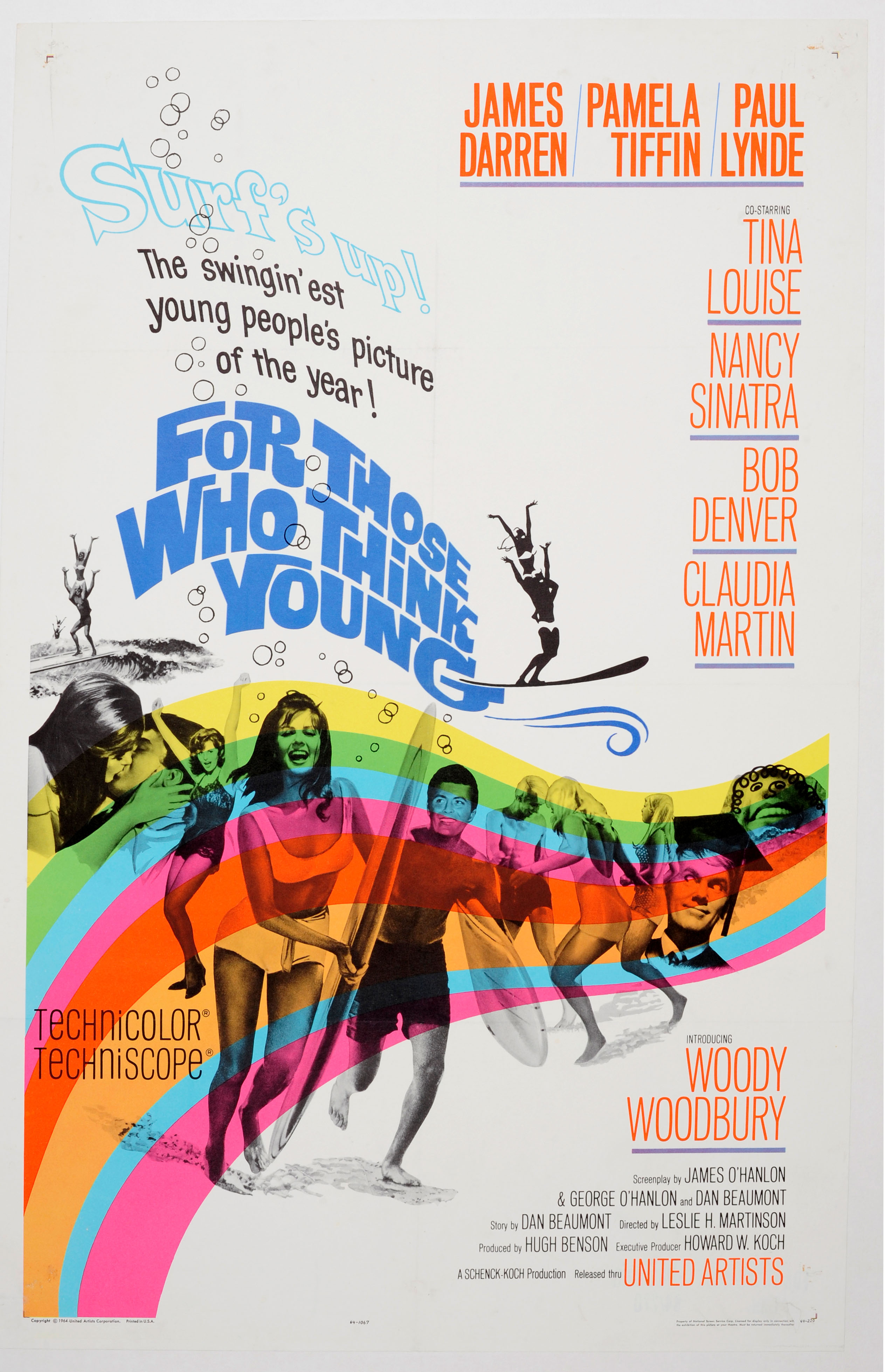 Movie Poster For Those Who Think Young Surfing Surf USA