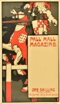 Advertising Poster Pall Mall Magazine Knight George Denholm Armour