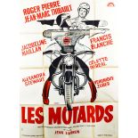 Movie Poster Les Motards The Motorcycle Cops Motorbike