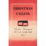 Advertising Poster Christmas Calling London Underground Bus Eckersley Modernism