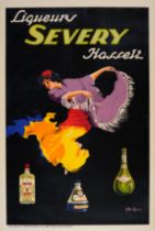 Advertising Poster Liqueurs Severy Hasselt Gin Advocaat Creme De Menthe
