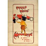 Advertising Poster Harry Tate Comedy Play UK Motoring