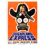 Movie Poster Sugarland Express Steven Spielberg Goldie Hawn Cowboy Skull