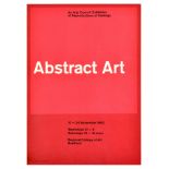 Advertising Poster Abstract Art Exhibition Bradford