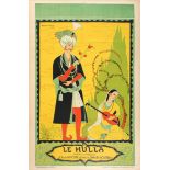 Advertising Poster Le Hulla Opera Middle East Andre Rivoire Marcel Samuel Rousseau