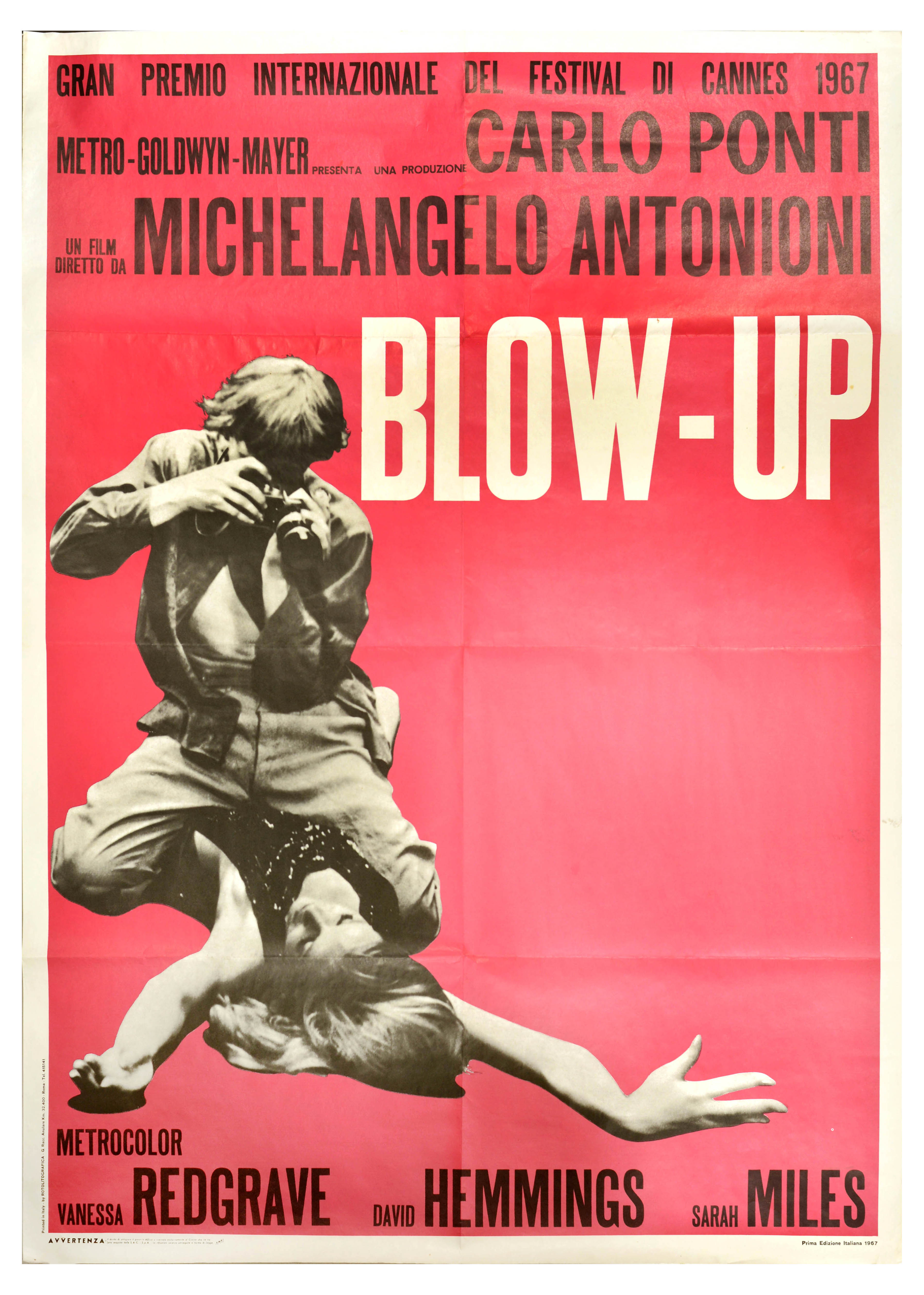 Movie Poster Blow Up Mystery Thriller Photograph