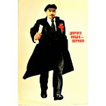 Propaganda Poster Lenin Socialism Right Way USSR