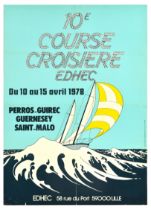 Sport Poster EDHEC Sailing Cup Regatta 1978