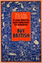 Advertising Poster Buy British Are Yours British Empire Marketing