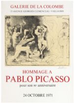 Advertising Poster Picasso Hommage To Pablo Picasso Exhibition The Dance Of The Fauns