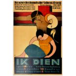 Advertising Poster Royal Dutch Theatre Ik Dien I Serve