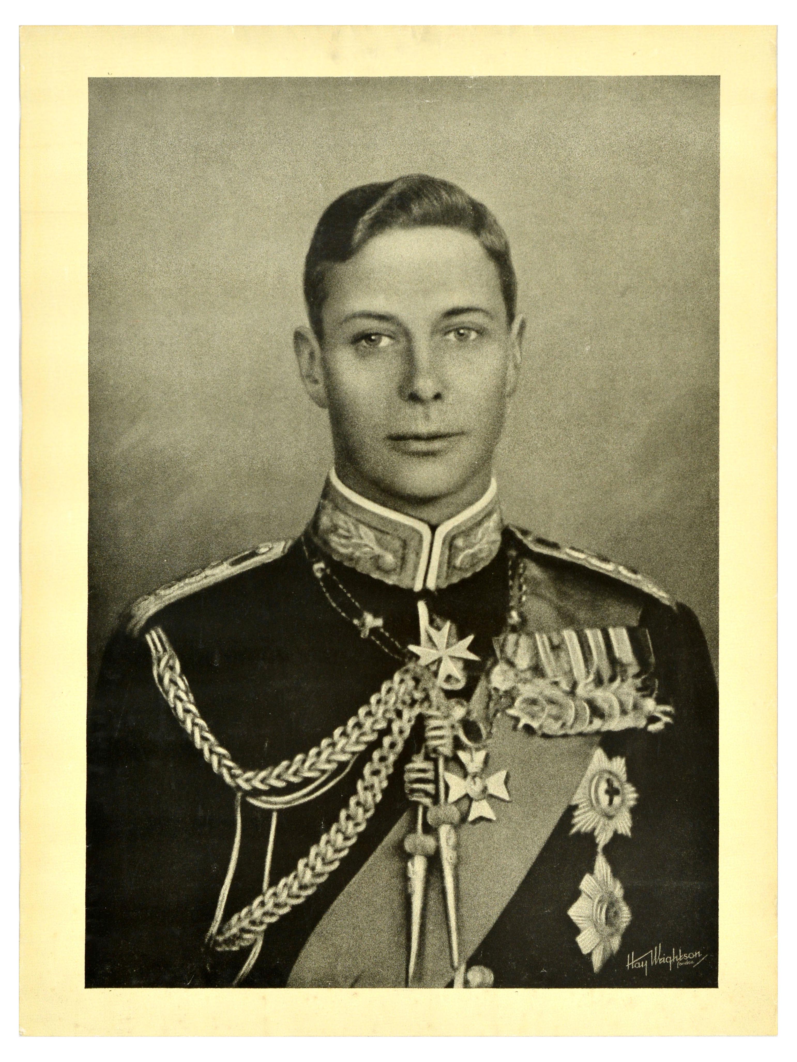 British Royal Family Portrait Set King George Queen Mary Elizabeth - Image 2 of 3