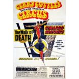 Advertising Poster Gerry Cottle's Circus The Walk of Death