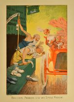 Advertising Poster Michelin Tyres Art Nouveau France