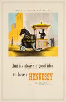 Advertising Poster Hennessy Cognac Brandy Alcohol Good Idea