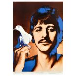 Advertising Poster Beatles Ringo Starr Peace Dove Avedon