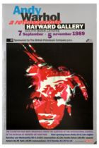 Advertising Poster Andy Warhol Retrospective Hayward Gallery