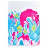 Advertising Poster Beatles Paul McCartney Flower Avedon