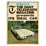 Advertising Poster The Daily Telegraph Ideal Car Jaguar