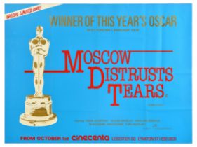 Movie Poster Moscow Distrusts Tears USSR Drama Oscar