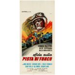 Movie Poster Challengers Pista Di Fuoco F1 Formula One Racing Drama