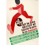 Advertising Poster Low Shoes Art Deco Swiss Modernism