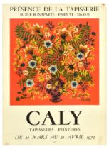 Advertising Poster Odette Caly Tapestries Paintings Floral