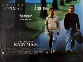 Movie Poster Rain Man Dustin Hoffman Tom Cruise Quad