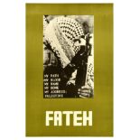 Propaganda Poster My Address Palestine FATAH Fateh