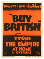 Advertising Poster Buy British Empire Marketing Board EMB