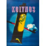 Advertising Poster Kolynos Toothpaste Dentist Swiss Design Midcentury Modern